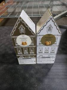 lot 6877 image: 2pk M&S Food Shortbread Cookies Light Up Tin