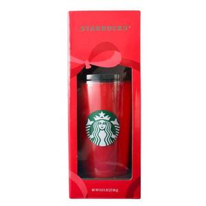 lot 6928 image: Starbucks Red Cold Cup with New Iced Cold Brew Coffee Gift Set - 0.8oz2pc