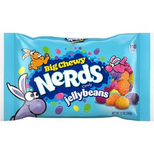 lot 6962 image: 2pk Nerds Easter Candy Big Chewy Jelly Beans - 12oz
