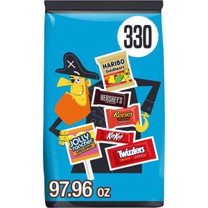 lot 7141 image: HERSHEYS Chocolate and Sweets Assorted Halloween Candy Miniatures - 97.96oz330pc