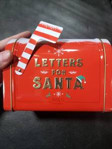 lot 7238 image: M&S Christmas Letters for Santa Mailbox Tin