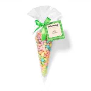 lot 7275 image: 2pk Spring Speckled Easter Jelly Beans Cone - 7oz - Favorite Day