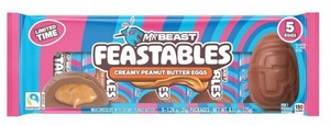 lot 7508 image: 2pk Feastables MrBeast Easter Peanut Butter Cups Pack - 6.17oz5ct