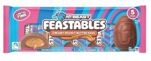 lot 7509 image: 2pk Feastables MrBeast Easter Peanut Butter Cups Pack - 6.17oz5ct