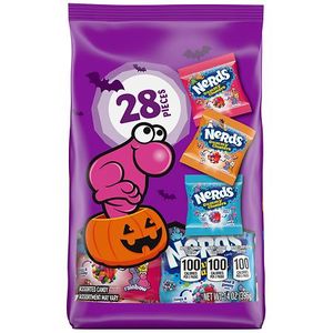 lot 7560 image: Nerds Clusters Halloween Variety Mix Gummy Candy - 14oz28ct