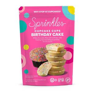 lot 7603 image: 2pk Sprinkles Chocolate Birthday Cake Cups �� 3.45oz