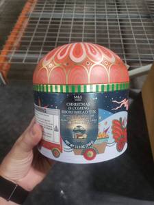 lot 7627 image: M&S Food Christmas is Coming Shortbread Tin
