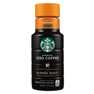 lot 7711 image: Starbucks Blonde Roast Iced Coffee Beverage, 48 Fl. Oz. STILL SEALED, NO LID