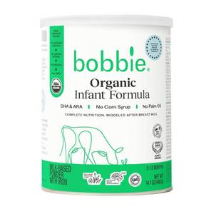 lot 7714 image: Bobbie Organic Original Infant Formula Powder - 14.1oz bb 11.8.2026