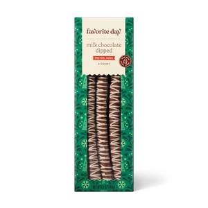 lot 7744 image: 2pk Christmas Milk Chocolate Dipped and White Drizzled Pretzel Rods - 5.1oz6ct - Favorite Day