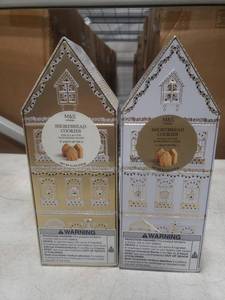 lot 7900 image: 2pk M&S Food Shortbread Cookies with Light Up Tin