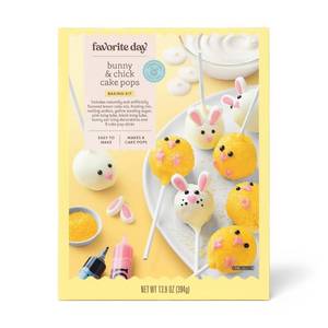 lot 7992 image: Easter Bunnies and Chicks Cake Pop Mix Kit - 13.9oz - Favorite Day
