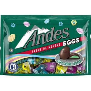 lot 7995 image: Andes Creme De Menthe Chocolate Eggs - 4.97 oz