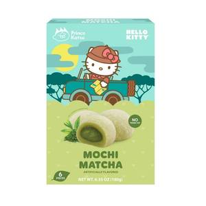 lot 8014 image: A-Sha Foods USA Hello Kitty Matcha Mochi - 6.35oz6ct