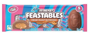 lot 8102 image: 2pk Feastables MrBeast Easter Peanut Butter Cups Pack - 6.17oz5ct