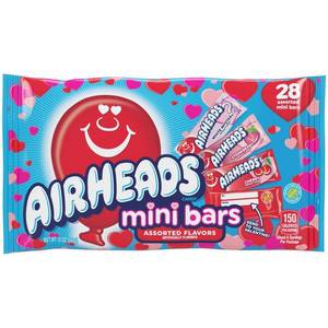 lot 8198 image: Airheads Valentines Mini Bars Laydown Candy Bag - 12oz