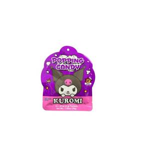 lot 8221 image: 5pk A-Sha Foods USA Hello Kitty Kuromi Grape Flavored Popping Candy - 1.05oz15ct