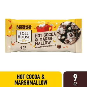 lot 8240 image: Nestle Toll House Hot Cocoa & Marshmallow Flavored Morsels  Baking Chips  Sweet Treats 9 oz