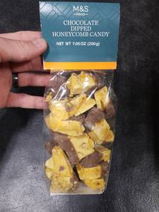 lot 8311 image: M&S Food Chocolate Dipped Honeycomb Candy