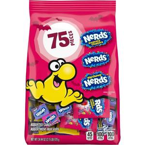 lot 8413 image: Nerds Variety Mix Gummy Halloween Candy - 34.44oz75ct