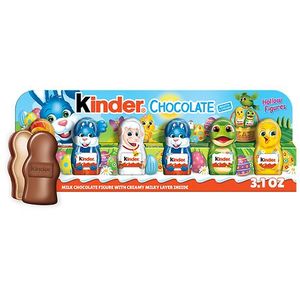 lot 8516 image: 2pk Kinder Easter Milk Chocolate Figures - 3.1oz6ct