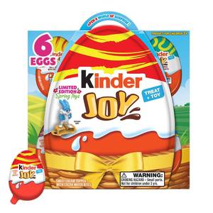 lot 8535 image: 2pkKinder Joy Easter Eggs - 4.2oz6ct (Packaging May Vary)