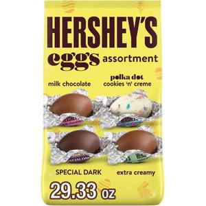 lot 8541 image: HERSHEYS Easter Eggs Assorted Candy - 29.33oz