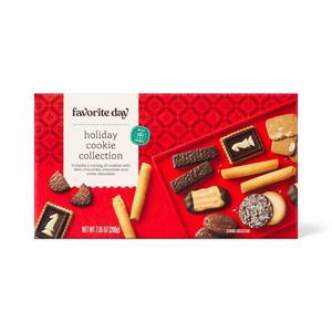 lot 8555 image: 2pk Christmas Cookie Collection Box - 7.05oz - Favorite Day
