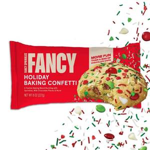 lot 8557 image: 2pk Fancy Sprinkles Holiday Baking Confetti with Sprinkles and Chocolate Chips - 8oz