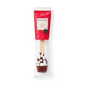 lot 8634 image: 3pk Christmas Milk Chocolaty Coated with Marshmallows Hot Cocoa Spoon - 0.8oz - Favorite Day