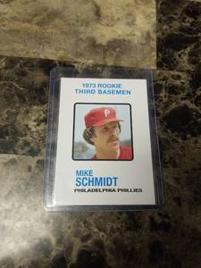 lot 750 image: 2006 Topps Rookie of the Week Mike Schmidt Philadelphia Phillies Baseball Card