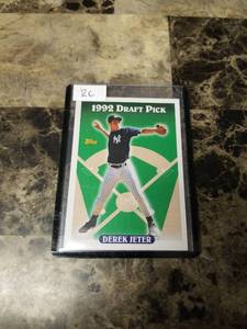 lot 760 image: 1993 Topps Derek Jeter New York Yankees Rookie Baseball Card