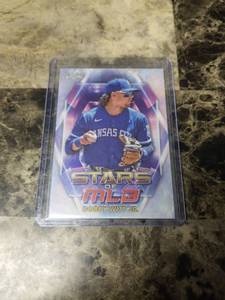 lot 763 image: 2023 Topps Chrome Bobby Witt Jr. Kansas City Royals Baseball Card