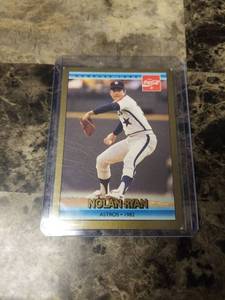 lot 764 image: 1992 Leaf Donruss Nolan Ryan Houston Astros Baseball Card