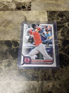 lot 766 image: 2022 Topps Bowman Shohei Ohtani Los Angeles Angels Baseball Card