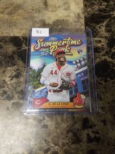 lot 769 image: 2024 Topps Chrome Elly De La Cruz Cincinnati Reds Rookie Baseball Card