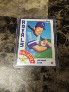 lot 775 image: 1984 Topps George Brett Kansas City Royals Baseball Card