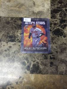lot 795 image: 2023 Topps Chrome Adley Rutschman Baltimore Orioles Rookie Baseball Card