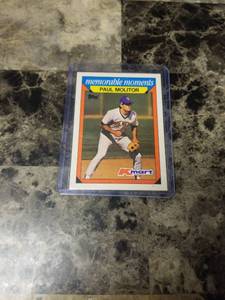 lot 817 image: 1988 Topps Kmart Paul Molitor Milwaukee Brewers Baseball Card