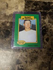 lot 859 image: Baseballs All-Time Greats Whitey Ford New York Yankees Baseball Card