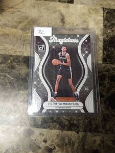 lot 861 image: 2023 Panini Donruss Basketball Victor Wembanyama San Antonio Spurs Rookie Basketball Card