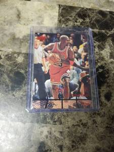 lot 865 image: 1998 Upper Deck mjx Michael Jordan Chicago Bulls Basketball Card