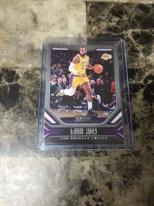 lot 866 image: Uh 2020 Panini Chronicles Playbook Basketball LeBron James Los Angeles Lakers Basketball Card