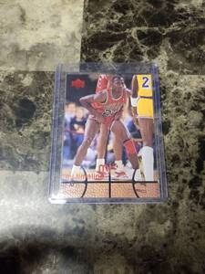 lot 870 image: 1998 Upper Deck mjx Michael Jordan Chicago Bulls Basketball Card