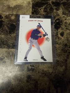 lot 891 image: 2001 Upper Deck SP Authentic Ichiro Suzuki Seattle Mariners Rookie Baseball Card