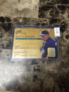 lot 896 image: 1995 Donruss Studio Gold Alex Rodriguez Seattle Mariners Baseball Card