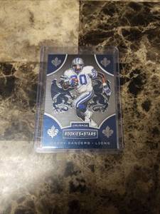 lot 898 image: 2019 Panini Rookies and Stars Football Barry Sanders Detroit Lions Football Card