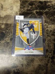 lot 899 image: 2024 Panini Crusade Baseball Paul Skenes Pittsburgh Pirates Rookie Baseball Card
