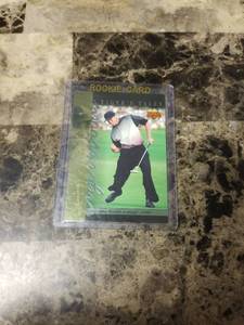 lot 907 image: 2001 Upper Deck Tigers Tales Tiger Woods Rookie Card