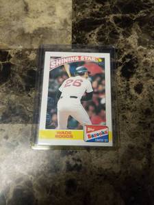 lot 914 image: 1989 Topps Bazooka Starter Set Wade Boggs Boston Red Sox Baseball Card